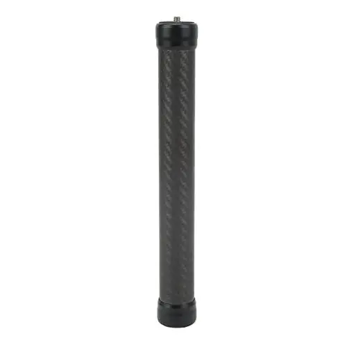 Produktbild: ciciglow Kohlefaser-Verlängerungs-Einbeinstativstange, Kamerastangenadapter für Ronin S, SC, Crane, Moza AirCross, FeiyuTech Stabilizer Handle Grip Kompatibel