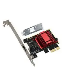 Produktbild: 2.5GBase-T PCIe Netzwerk Adapter RTL8125B 2500/1000Mbps PCI Express Gigabit Ethernet Karte RJ45 LAN Controller Unterstützung PXE für Windows/Linux/MAC mit Low Profile
