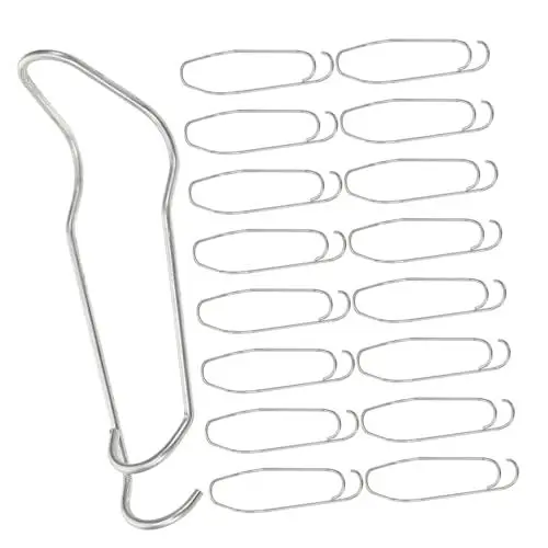 Produktbild: 25St Kletterzubehör für Stahlrohre Schnallen für Pflanzenklettergerüste Schnallenclip für den Garten Rankhilfe Verbindungsclip Kletterpflanzen Stützklammer Pflanzenschnallen Eisen Happyyami