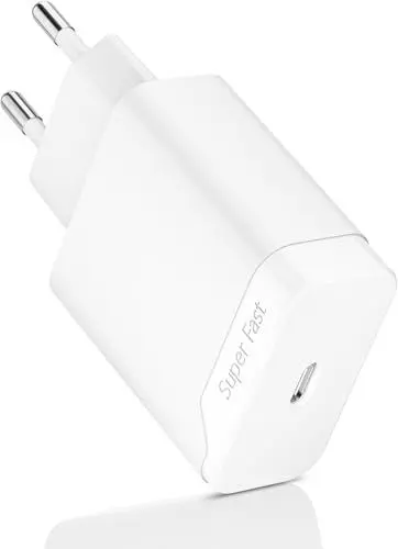 Produktbild: 25W Ladegerät USB C Netzteil Kompatibel mit Samsung Galaxy A16 A06 A15 A56 A55 5G A54 A36 A35 A26 A25, Schnellladegerät Stecker für S25 S24 S23 S22 Fe, Charger Adapter Typ-C Ladestecker Ladeadapter