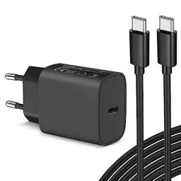 Produktbild: 25W Ladegerät USB C Ladekabel für Samsung Galaxy S24 S23 S22 S21 S20fe S8 A55 A54 A53 A52 A51 A50 A34 A33 A14 A13 A12,Schnellladegerät mit Typ C Schnellladekabel Kabel 2M,Fast Charger Adapter Netzteil