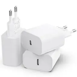 Produktbild: 25W USB C Adapter, 3er Pack USB c ladegerät für iPhone 16 15 14 Plus Pro Max 13 12 11, Pad,PD 3.0 iPhone schnellladegerät, Ladestecker iPhone Power Adapter USB stecker USB C Netzteil(Ohne Ladekabel)