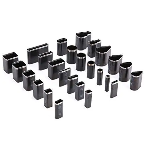 Produktbild: 26 Stück Multi-Form-Leder, Lederwaren, Lederwerkzeuge, Lochstanzer, Werkzeug-Set, Handgefertigt, DIY-Handwerk, Lederstanzer, Lederwerkzeuge
