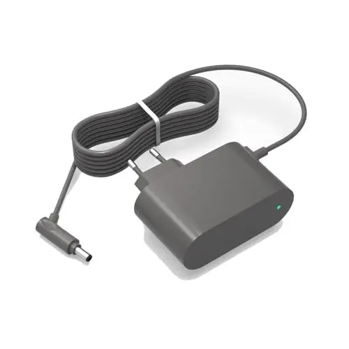 Produktbild: 26,1V LED-Licht Ladegerät Passend für Dyson V6-V7-V8 Ladekabel Animal DC61 DC62 DC58 DC59 DC60 DC74 SV03 SV04 SV05 SV11 SV10 SV09 SV06 Absolute Motorhead Fluffy Extra Staubsauger Netzteil