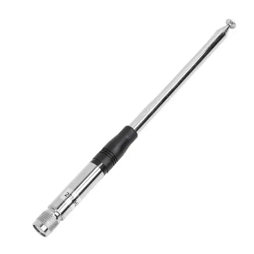 Produktbild: 27 MHz CB Radioantenne, TNC Anschluss, Radio Ersatzantenne, 23,5–130 cm Teleskop, für President Randy 3
