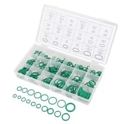 Produktbild: 270 Stück Gummi Dichtungen Ringe Kit 18 Größen O Ringe Dichtungsringe Set O-Ring Sortiment Dichtungsring Set Auto Klimaanlage O-Ring Reparatur Werkzeuge O-Ring Dichtung Sortiment Kit Box Set (Grün)