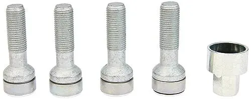 Produktbild: 28017SL Radsicherungsbolzen SL (Ultra High Security) M14x1.5, Kugelsitz R14, Schaftlänge 45,0 mm, Gesamtlänge der Schraube 65,7 mm, SW17, Schlüsseldurchmesser 28,6 mm