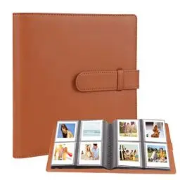 Produktbild: 288 Taschen Fotoalbum für Fujifilm Instax Square SQ1/SQ6/SQ10/SQ20 Kamera, Kodak Mini 3 Square, Mini 3 Retro, Mini Shot 3 Square, Mini Shot 3 Square Retro Drucker, Kodak 3x3 Fotos (Brown)