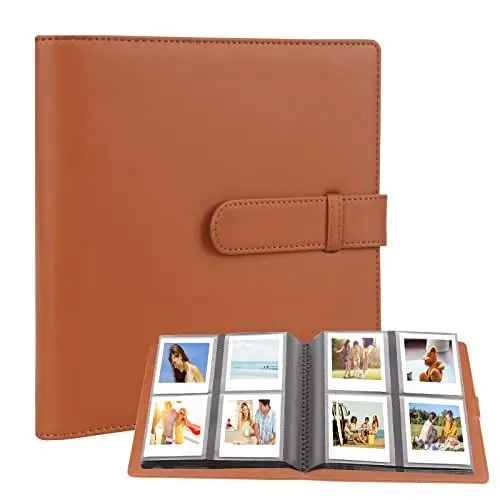Produktbild: 288 Taschen Fotoalbum für Fujifilm Instax Square SQ1/SQ6/SQ10/SQ20 Kamera, Kodak Mini 3 Square, Mini 3 Retro, Mini Shot 3 Square, Mini Shot 3 Square Retro Drucker, Kodak 3x3 Fotos (Brown)