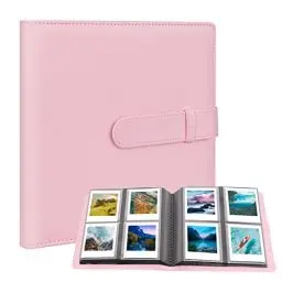 Produktbild: 288 Taschen Fotoalbum für Fujifilm Instax Square SQ1/SQ6/SQ10/SQ20 Kamera, Kodak Mini 3 Square, Mini 3 Retro, Mini Shot 3 Square, Mini Shot 3 Square Retro Drucker, Kodak 3x3 Fotos (Pink)