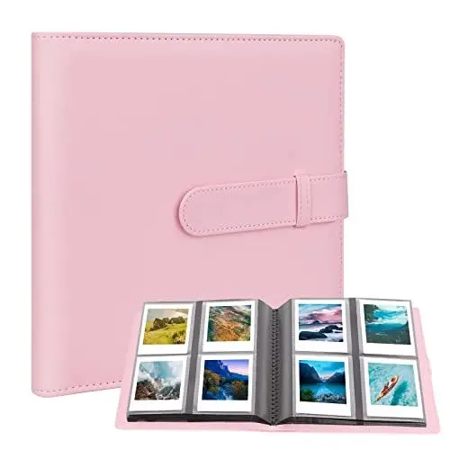 Produktbild: 288 Taschen Fotoalbum für Fujifilm Instax Square SQ1/SQ6/SQ10/SQ20 Kamera, Kodak Mini 3 Square, Mini 3 Retro, Mini Shot 3 Square, Mini Shot 3 Square Retro Drucker, Kodak 3x3 Fotos (Pink)
