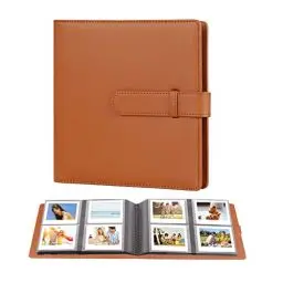 Produktbild: 288 Taschen Fotoalbum für Fujifilm Instax Square SQ1/SQ6/SQ10/SQ20/SQ40 Kamera, Kodak Mini Shot 3 Square, Mini Shot 3 Square Drucker, Album für Instax Square Foto (Brown)