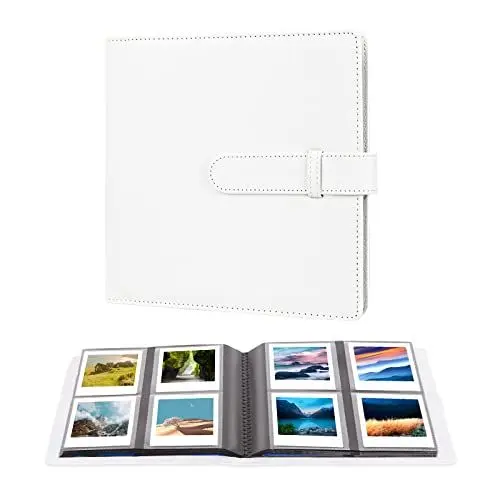 Produktbild: 288 Taschen Fotoalbum für Fujifilm Instax Square SQ1/SQ6/SQ10/SQ20/SQ40 Kamera, Kodak Mini Shot 3 Square, Mini Shot 3 Square Drucker, Album für Instax Square Foto (White)