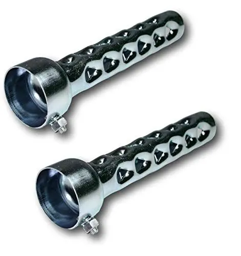 Produktbild: 2er Set dB-Killer ca. 48mm x 200mm Universal dB-Eater für 2 Zoll Krümmer Auspuff (2x8 Zoll)