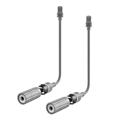 Produktbild: 2er-Pack Ethernet-Kabel-Adapter, SPX-Stecker auf RJ45-Anschlüsse, Entworfen für Gen3 Dish und Router, Rechteckiges Satelliten-V3-Zubehör (1M+1M)