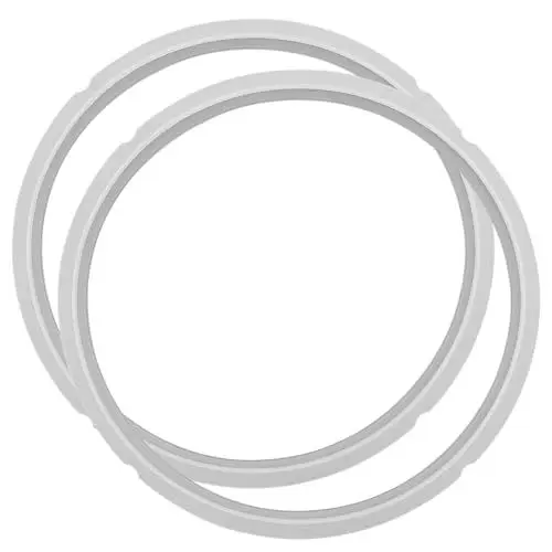 Produktbild: 2er-Pack Silikon-Dichtungsringe, kompatibel für Instant Pot 6-Quart-Schnellkochtöpfe, Ersatz-Silikon-Dichtungsdichtungsringe passend für IP-DUO60,DUO50,LUX60,LUX50,CSG60, CSG50, für 5/6 Qt InstaPot