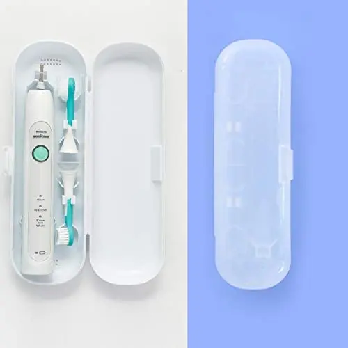 Produktbild: Ean (2er-Pack) zahnbürsten etui，Reiseschutzbox zur Aufbewahrung von elektrischen Zahnbürsten und Ersatzbürstenköpfen, Geeignet für Arbeits- und Geschäftsreisenelektrische Zahnbürsten-Reisebox