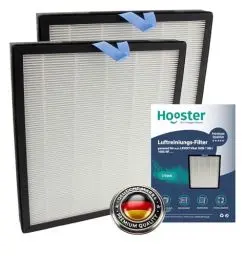 Produktbild: 2er-SET Filter kompatibel mit Levoit Vital 100s Luftreiniger | HEPA Filter und Aktivkohlefilter | Ersatzfilter für Levoit LRF-V102-WEU