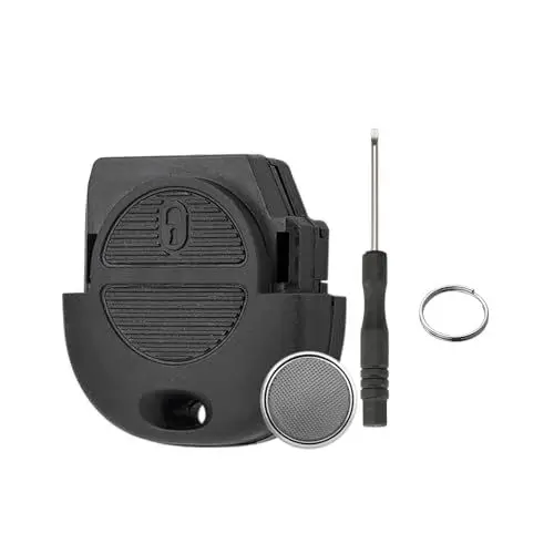 Produktbild: 2-Knopf Schlüssel Gehäuse Repair Set Für Nissan Almera, Almera Tino, Micra,Schlüsseletui mit Schraubendreher und Schlüsselring CR2032 Batterie