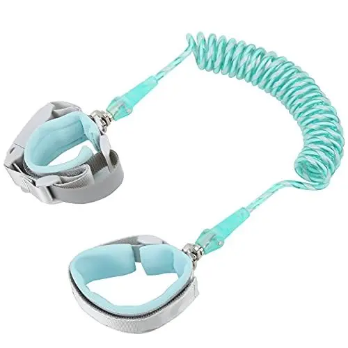 Produktbild: 2m Baby Anti Lost Wrist Link Verstellbarer Sicherheitsgurt Seilleine für 1-10 Jahre Alte Kinder Outdoor Walking Grün(Grün)