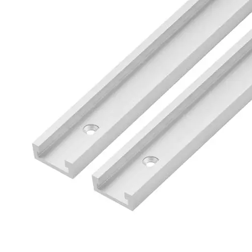 Produktbild: 2pack 40cm T-Track for Woodworking with Screws, 30mm Aluminum Alloy Woodworking Tools Doublewith Predriled Mounting Holes