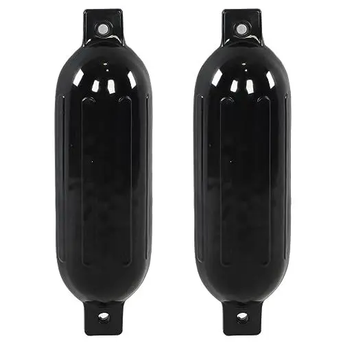 Produktbild: Hooleey 2 Stück Bootsfender, aufblasbar, UV-beständig, PVC, Marine-Stoßstangenschutz