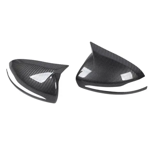 Produktbild: 2PCS Carbon Faser Stil Seite Spiegel Abdeckung Wetterfeste R¨¹ckspiegel Kappe Ersatz C Klasse W205 2014-2021,Autospiegel