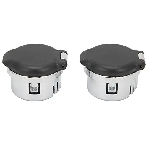 Produktbild: 2Pcs Feuerzeugsteckerabdeckung, 20983936 Zigarettenanzünder-Abdeckung Armaturenbrett-Steckdosenkappe für Avalanche/Silverado/Suburban/Tahoe
