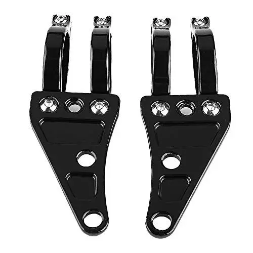 Produktbild: Ymiko 2Pcs Gabel Scheinwerfer Halterung Universal 35mm-41mm Einstellbare Motorrad Gabel Halterung Scheinwerfer Scheinwerfer Halter