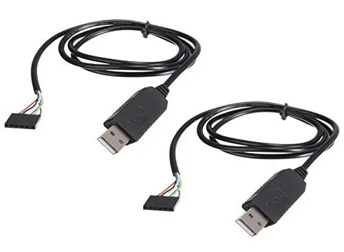 Produktbild: 2pcs 6Pin FTDI FT232RL USB To Serial Adapter Module USB TO TTL RS232 Cable