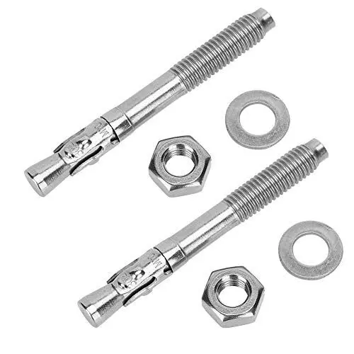 Produktbild: Tyenaza 2 Stück Edelstahl-Gewindestift, Ankerschraube, Expansionsbolzen, Piton, Outdoor-Kletterausrüstung