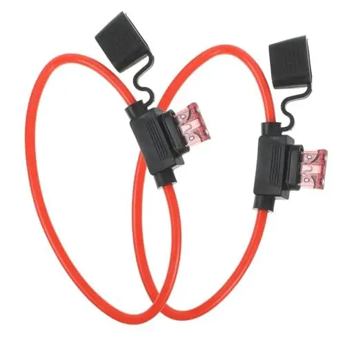 Produktbild: 2St Auto sicherungskasten sicherungen zündschnurr fuseta Batterieklemmen-Verteilerblock automatischer Sicherungsblock Sicherungstafel für Boote 10awg-Anschlussblock Kupferkabel SEWOART