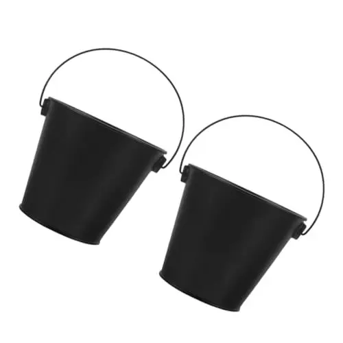 Produktbild: POPETPOP Kochen Im Freien Unverzichtbares Tropfeimer-Set für Grill Metall-ölsammler für Grill Camping Picknick-zubehör