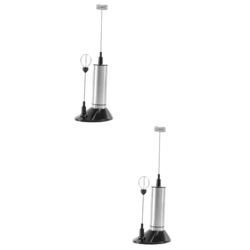 Produktbild: 2St Handmixer Haushaltsmixer Espresso gemahlener Kaffee Milchaufschäumer maschine Ei elektrischer Mixer Milchaufschäumer elektrisch Kaffeemischer Handlich Milchschäumer Blaser