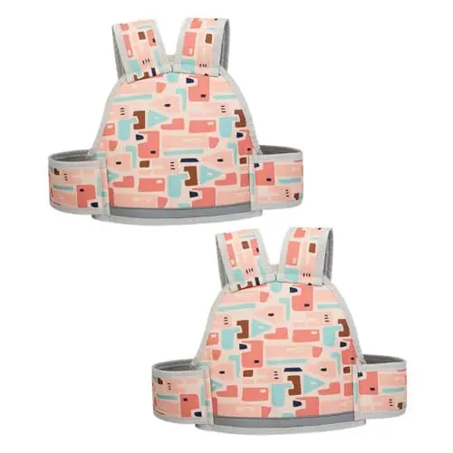 Produktbild: 2St Kindertrage Kindersicherheitsgurt für Kinder zum Reiten Motorradgürtel für Kinder Motorradgeschirr für Kinder Rückengurt für Kinder Kinderaccessoire Nylon Rosa ifundom