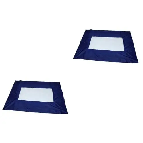 Produktbild: 2St Outdoor-Zelttuch Zelt zum Campen Zelte für Camping wasserdicht Sonnenschutzzelt Planen Fahrradzubehör Zelt Sonnenschutz Zelt Zubehör draussen Sonnenschutztuch 210d Oxford-Stoff