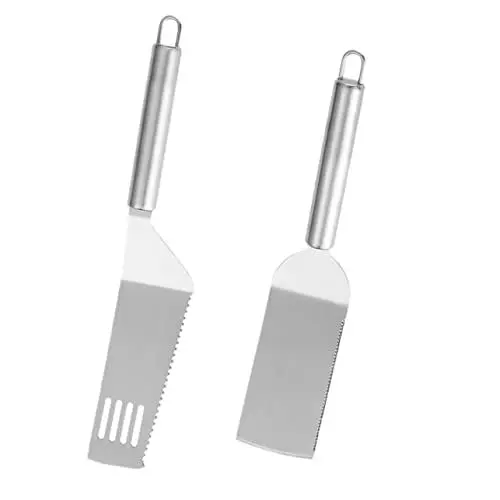 Produktbild: BCOATH Pizza Server Werkzeug Metall Schaufel Nicht-Griff Für Kochen Backen Pizza Braten Utensil Set