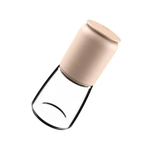 Produktbild: 2St Pfeffermühle stainless steel inoxlm coriander pfferfermülle Transparenter Körper terrarium nebler schwarzer Pfeffer Salzstreuer Schleifflasche Schleifer Shaker Edelstahl 304
