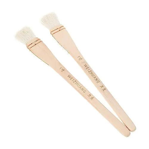 Produktbild: KONTONTY Und Praktisch 2er-Pack Malpinsel Aus Holz Für Anfänger Und Künstler