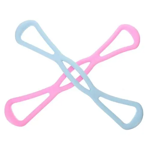 Produktbild: KITANDOVE 2 Stücke Zurück Puller Elastische Bänder Übung Elastische Gürtel Für Frauen Workout Ausrüstung Zufällige Farbe