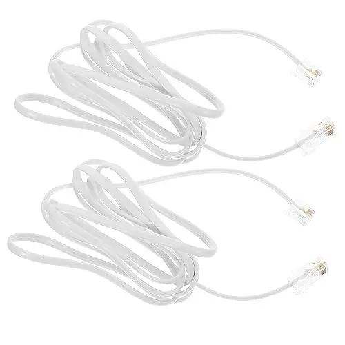 Produktbild: 2St büroartikel bürobedarf schwarzes Telefon rj45 zu rj11 stecker Verlängerungskabel Kabel zum Ethernet-Adapter telefon zu ethernet adapter Weiblich Konverter Shenzhen Verbinder