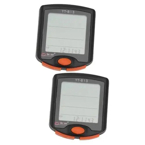 Produktbild: 2St kalorienzähler kabelloser fahrradcomputer Fahrrad-Werkzeug Backlight Fahrräder Fahrräder Tragetaschen für Damen Geschwindigkeitswarnung Fahrrad Fahrradcomputer Reiten Kilometer