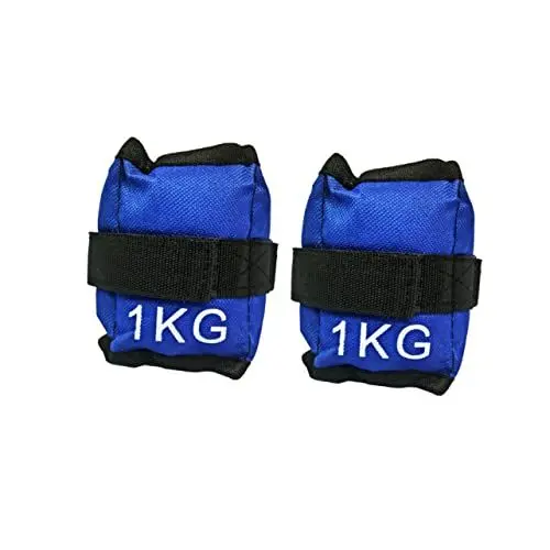 Produktbild: 2St sportgeräte Sport geräte krafttraining fitnesszubehör körpergewichte Fitness-Sand Knöchelgewichte 1 kg Gewichtsmanschetten Handgelenkgewichte Laufen Sandsack Trainingsgeräte