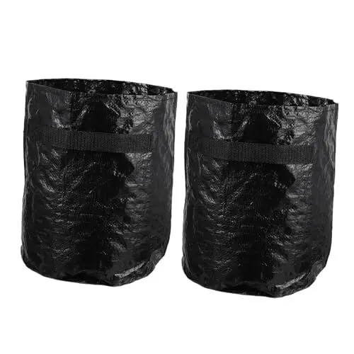 Produktbild: 2st Blattbeutel Müllbeutel Rasen Gartentasche Blattabfallbeutel Garten Müllsack Abfallsäcke Hinterlässt Abfallsack Kehrmaschine Abfallsack Plastik Aufbewahrungstasche Lagerung
