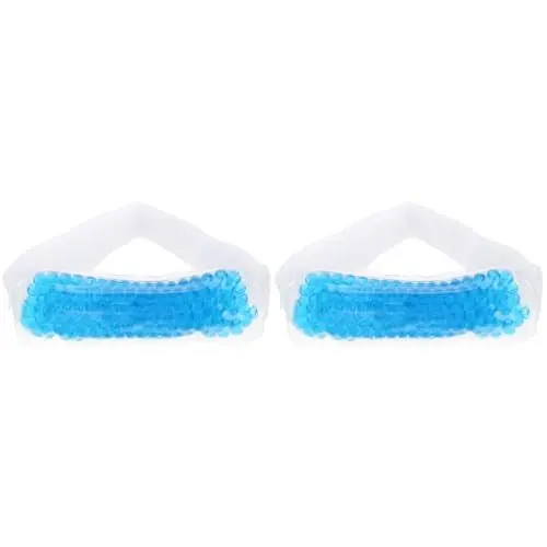 Produktbild: 2st Kalte Augenklappe Gel-auge Kaltes Auge Kühlendes Auge Kühlendes Gelpflaster Augen-gel-perlen Fieberkühlendes Stirnband Kalte Augenpads Kleinkind Die Schulter Kalte Augenmaske