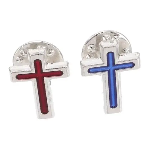 Produktbild: OKUMEYR 2 Stück Kreuznadeln Metall Jesuskind Brosche Anzugnadeln Religiöse Dekorative Anstecknadel Für Männer