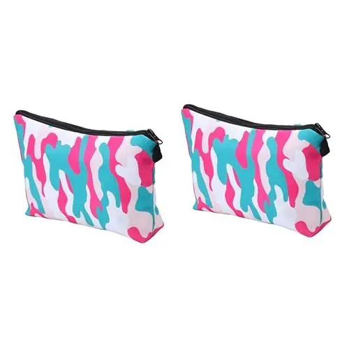 Produktbild: Angoily 2stücke Camouflage Kosmetik Aufbewahrungstasche Wasserdichtes Makeup Organizer Mit Großem Fassungsvermögen Für Reisen Und Zuhause Für Kosmetik Und Toilettenartikel