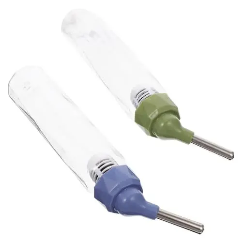 Produktbild: DOITOOL Automatischer Haustierhalter 2er-Pack Haustierflaschen Auslaufsicher Futterspender Für Kleintiere 125 Ml Für Hamster