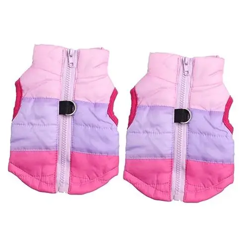 Produktbild: BESPORTBLE 2st Winterweste Hundejacke Mantel Pullover Hunde Winterkostüm Hundebarriere Für Autos Haustierkleidung Hundeweste Aus Baumwolle Hundebedarf Hundebekleidung Winddichte Hundeweste