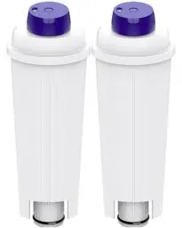 Produktbild: 2Stücks Kaffeemaschine Wasserfilter für DeLonghi, Wasserfilter Delonghi Magnifica s DLSC002 Siebträgermaschine Delonghi Wasserfilter für De'Longhi ECAM, ETAM, EC, BC Serie